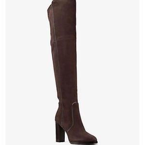 Michael Kors Collection Cutler Suede OTK Boots